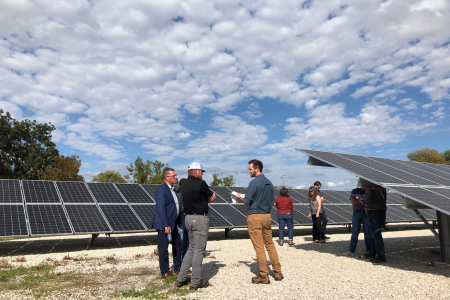 Legislators Learn about a Solar Project in Ottumwa